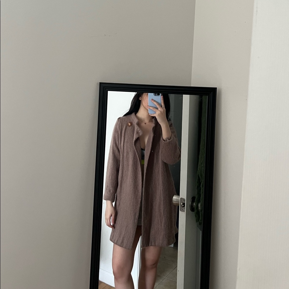 brown coat